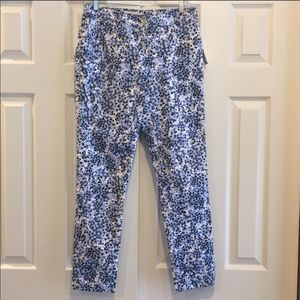 Michael Kors Flower printed skinny pant size 4